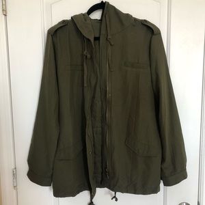 F21 GREEN PARKA